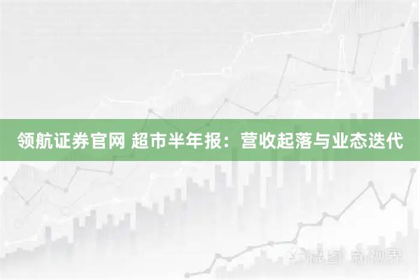领航证券官网 超市半年报：营收起落与业态迭代